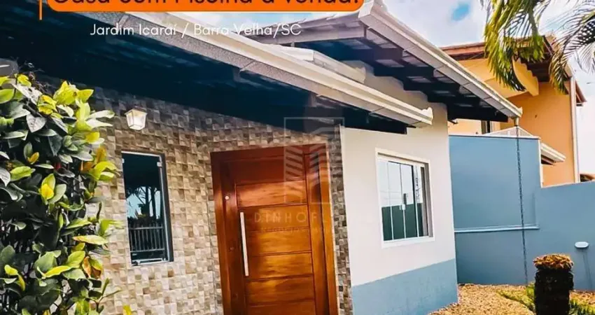 Casa com 3 dormitórios à venda, 70 m² por r$ 790.000 - jardim icaraí - barra velha/sc