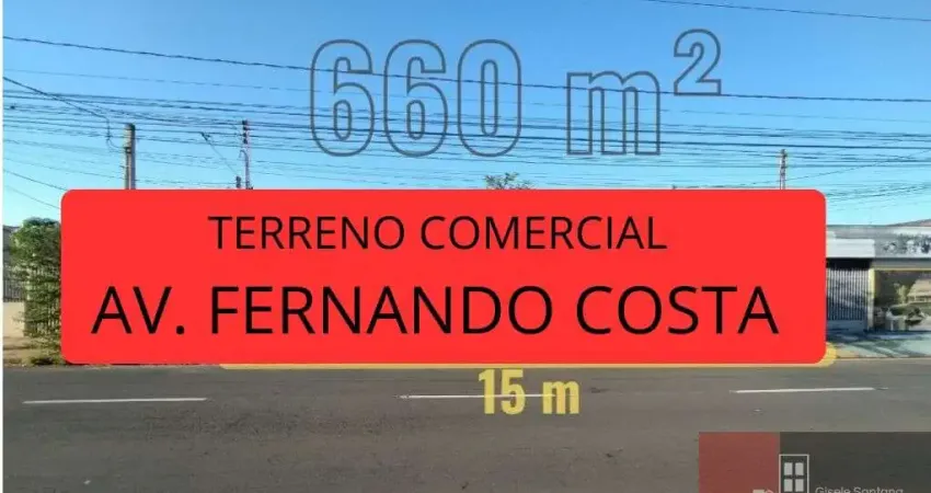 Terreno à venda na Avenida Doutor Fernando Costa, Vila Maceno, São José do Rio Preto