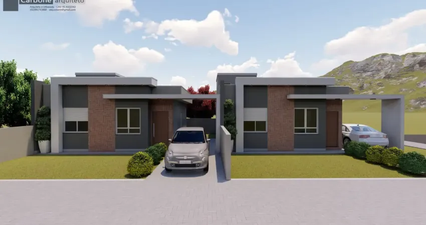 Casa com 2 quartos à venda na Rua Guerreiro Lima, 510, Santa Catarina, Sapucaia do Sul