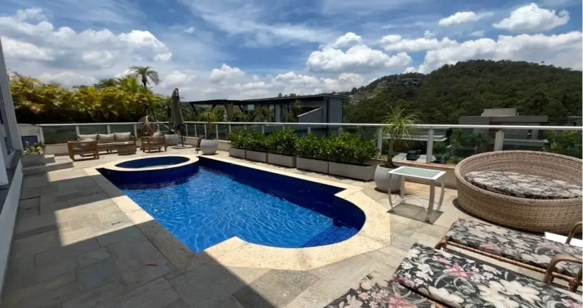 Linda casa para locação no condomínio tamboré 11, com vista livre em alphaville