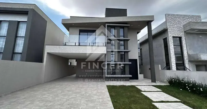 Casa em condomínio para venda em ponta grossa, jardim carvalho, 4 dormitórios, 3 suítes, 1 banheiro, 4 vagas