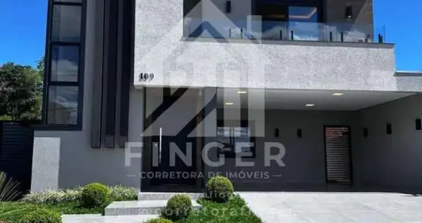 Casa em condomínio para venda em ponta grossa, uvaranas, 4 dormitórios, 3 suítes, 1 banheiro, 2 vagas