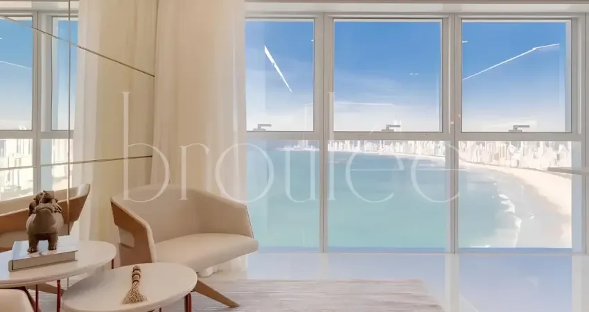 Apartamento com vista mar finamente mobiliado no infinity coast fg em balneário camboriú para locação/aluguel anual