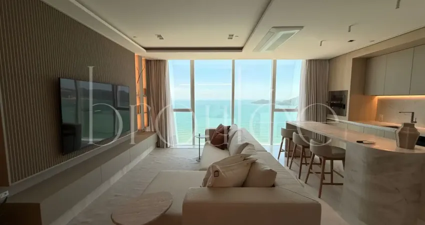 Frente mar finamente mobiliado no boreal tower fg para locação/aluguel anual