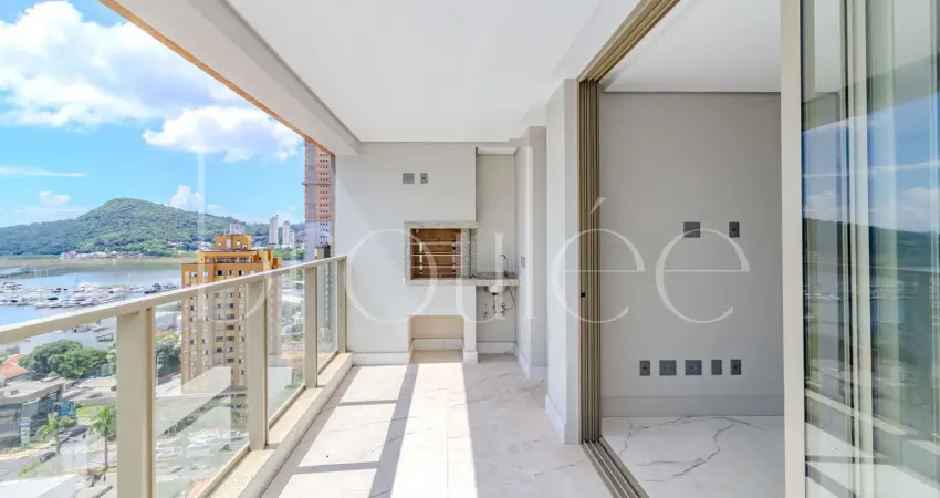Apartamento no soho art andar alto à venda no centro de itajaí-sc