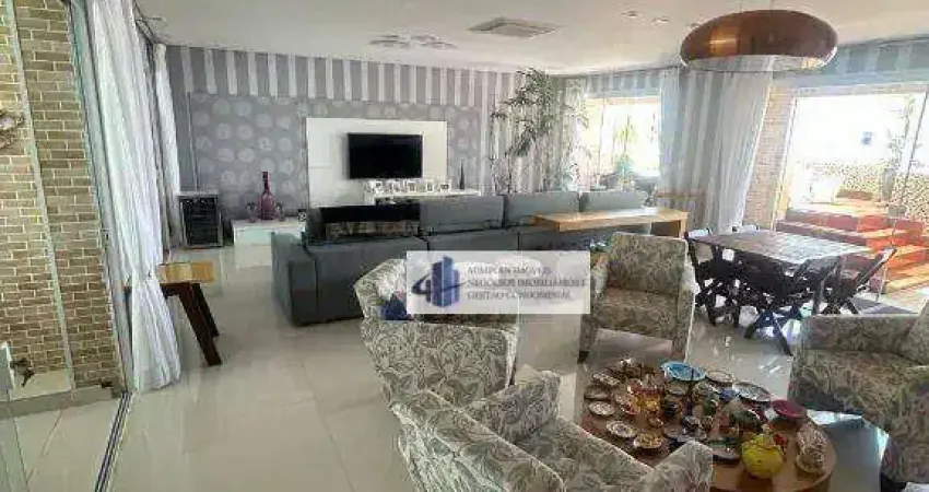 Cobertura com 4 quartos para alugar na Caminho das Tartarugas, Loteamento João Batista Julião, Guarujá