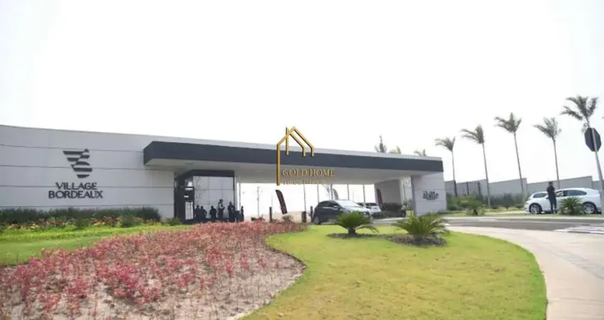 Terreno exclusivo final de rua no condomínio village bordeaux