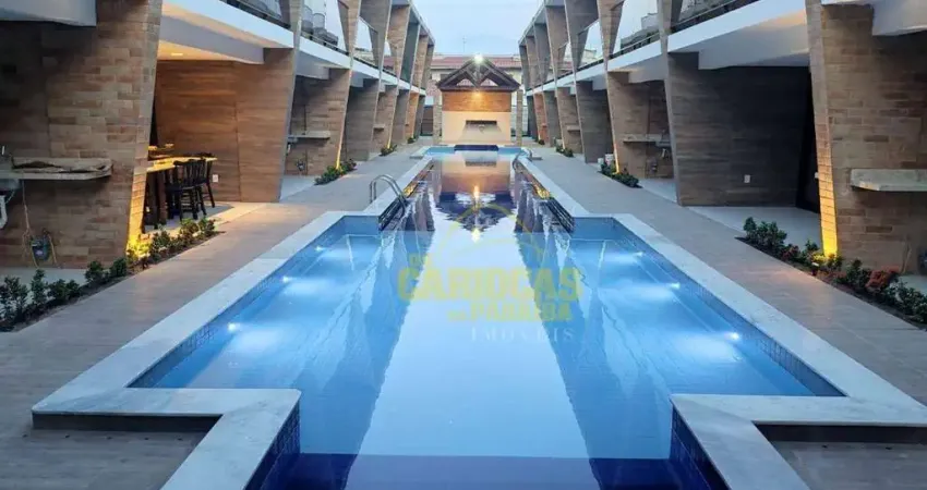 Casa tríplex em condomínio fechado no marítimus club a 230m da praia de poço - ca0166