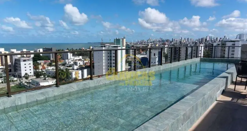 Apartamentos com área de lazer com vista definitiva para o mar da praia do bessa - ap1925
