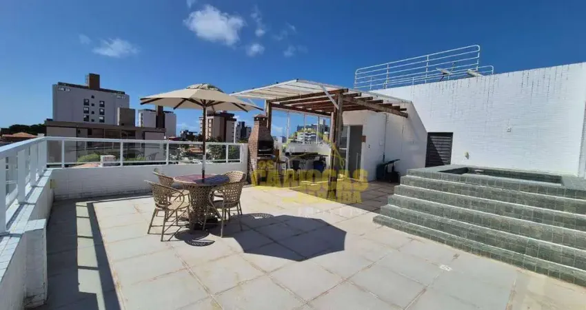 Apartamento duplex com 3 dormitórios à venda, 137 m² por r$ 598.000,00 - camboinha - cabedelo/pb