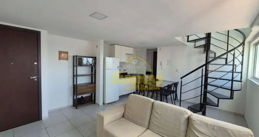 Apartamento duplex com 2 dormitórios à venda, 80 m² por r$ 500.000,00 - manaíra - joão pessoa/pb