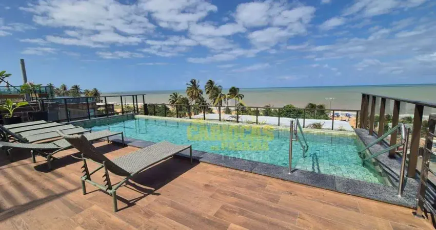 Flat com 1 dormitório à venda, 26 m² por r$ 550.000,00 - cabo branco - joão pessoa/pb