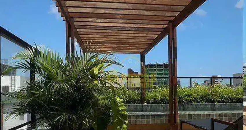 Flat com 1 dormitório à venda, 23 m² por r$ 287.900,00 - intermares - cabedelo/pb