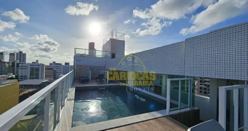 Cobertura com 2 dormitórios à venda, 70 m² por r$ 1.850.000,00 - jardim oceania - joão pessoa/pb