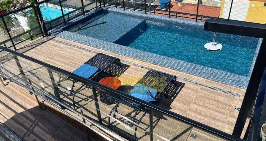 Flat com 1 dormitório à venda, 24 m² por r$ 279.000,00 - intermares - cabedelo/pb