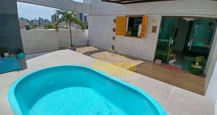 Cobertura com 2 dormitórios à venda, 112 m² por r$ 735.000,00 - aeroclube - joão pessoa/pb