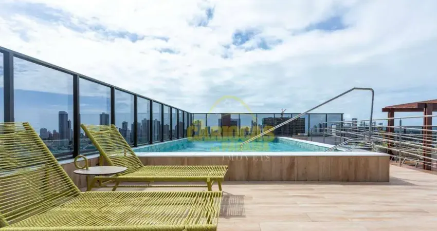 Apartamento com 1 dormitório à venda, 34 m² por r$ 379.900,00 - tambauzinho - joão pessoa/pb