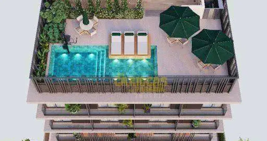 Flat com 1 dormitório à venda, 24 m² por r$ 404.648,18 - tambaú - joão pessoa/pb