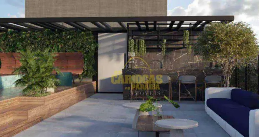 Flat com 1 dormitório à venda, 23 m² por r$ 365.000,00 - ponta de campina - cabedelo/pb