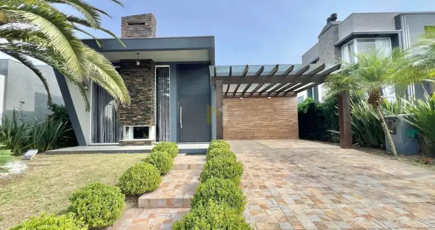 Casa mobiliada e decorada no condomínio dubai na zona nova – capão da canoa