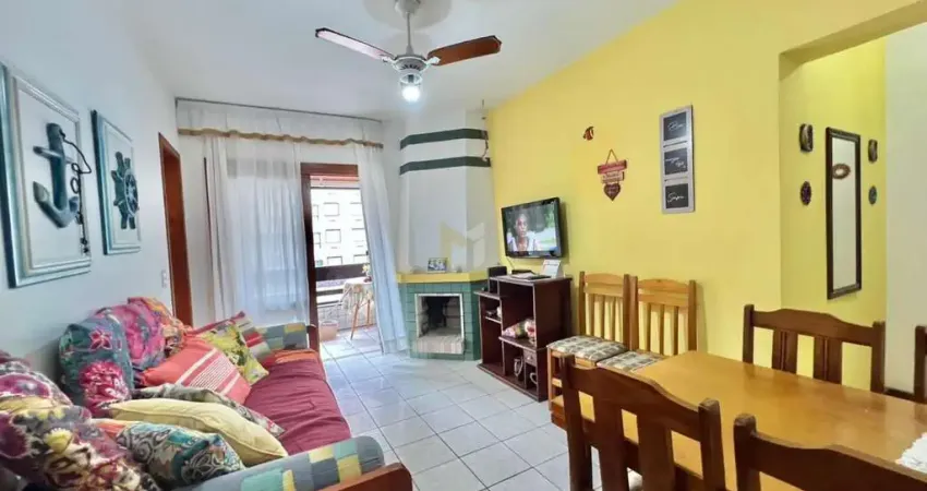 Apartamento 2 dormitórios com lareira de frente no centro - capão da canoa