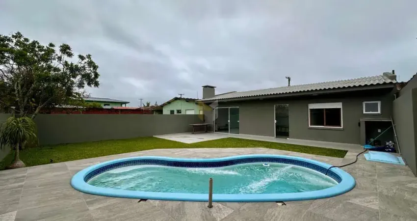 Casa com 3 dormitórios 2 suítes piscina churrasqueira em atlântida sul osório
