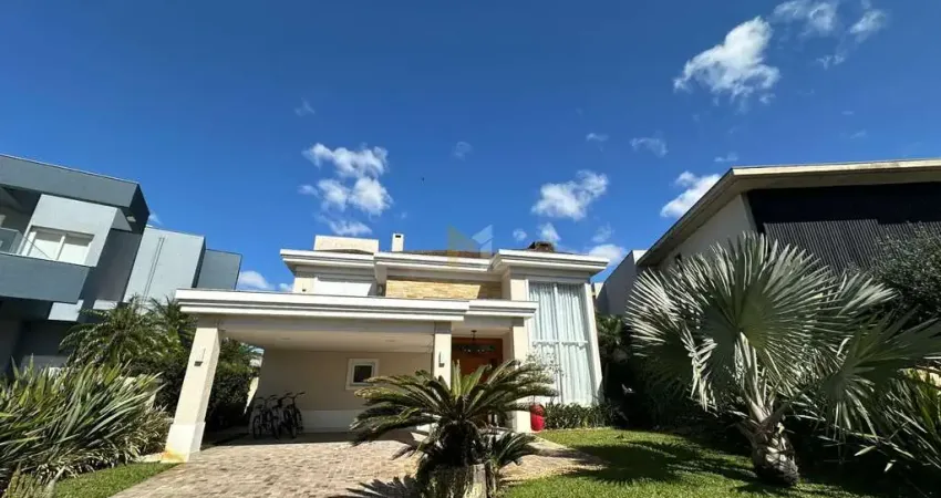 Sobrado 5 suítes decorado beira lago condomínio enseada xangri-lá