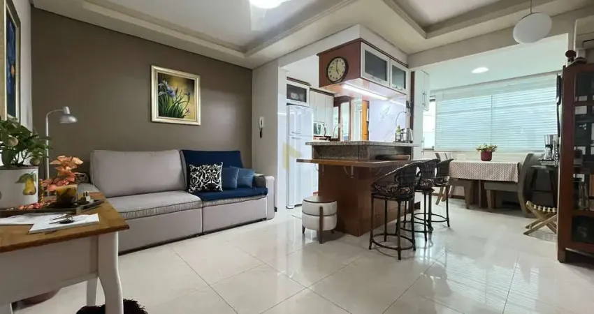 Apartamento 2 dormitórios mobiliado com churrasqueira no centro capão da canoa