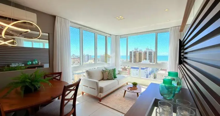 Apartamento 2 dormitórios decorado no centro em capão da canoa