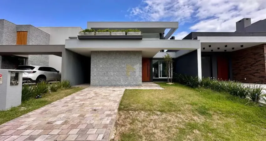Sobrado mobiliado e decorado com vista para o lago no Condomínio Sunset