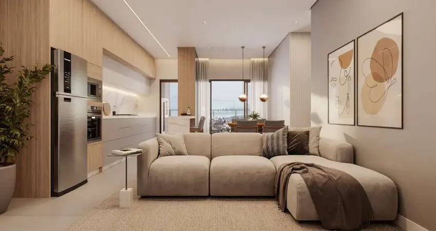 Apartamento na planta 2 dorms. 1 suíte 61,50m² lançamento caraguatatuba