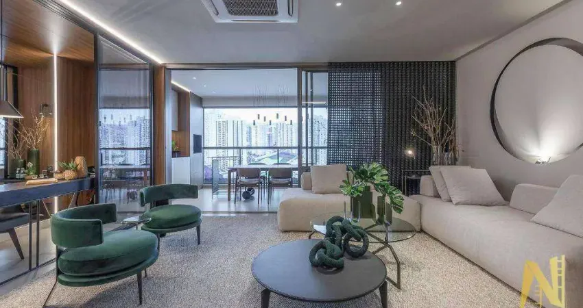 Apartamento com 3 dormitórios à venda, 127 m² por r$ 1.399.000,00 - gleba palhano - londrina/pr