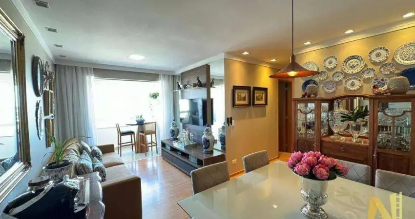 Apartamento com 3 dormitórios à venda, 78 m² por r$ 735.000 - proximo a prefeitura - londrina/pr