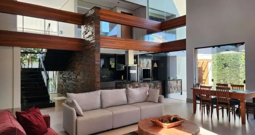 Casa com 4 dormitórios sendo 3 suítes à venda, 380 m² por R$ 3.995.000 - Condomínio Sun Lake Re
