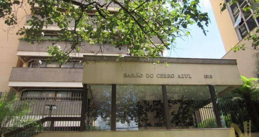 Apartamento a venda, 330 m² privativos, ed.barão do cerro azul na rua para - centro - londrina/pr