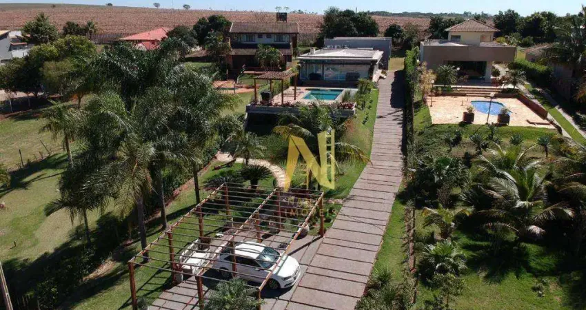 Casa mobiliada com 4 suítes à venda, r$ 3.000.000 - zona rural - porecatu/pr