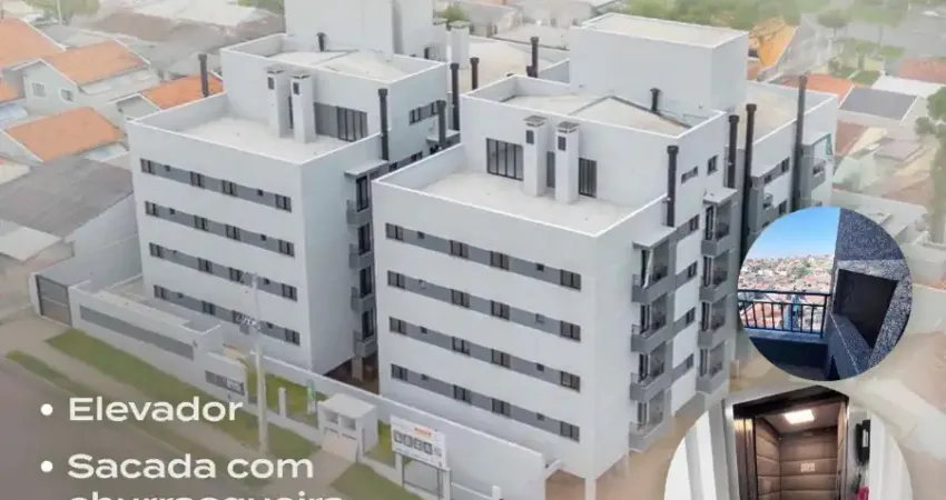 Apartamento com 2 quartos, vaga de garagem e sacada com churrasqueira! com elevador, ambientes bem distribuídos e área ideal para sua família viver com conforto. perfeito para quem busca praticidade,