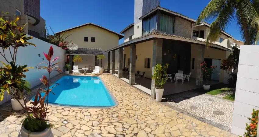 Casa térrea , cond. paraiso/guarajuba, para aluguel com 3 suítes e piscina