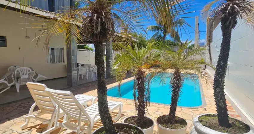 Casa térrea , cond. paraiso/guarajuba, para aluguel com 3 suítes e piscina