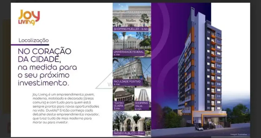 Apartamento com 1 quarto à venda na Rua Treze de Maio, Centro, Curitiba