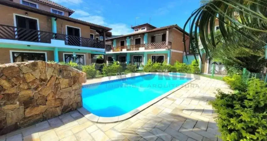 Sobrado à venda em caraguatatuba, jardim casa branca, com 2 quartos, 100m²