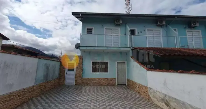 Sobrado à venda em caraguatatuba, massaguaçu, com 2 quartos, 77m²