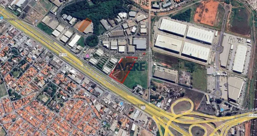 Techno park parque tecnológico - área industrial a venda em condomínio na cidade de campinas