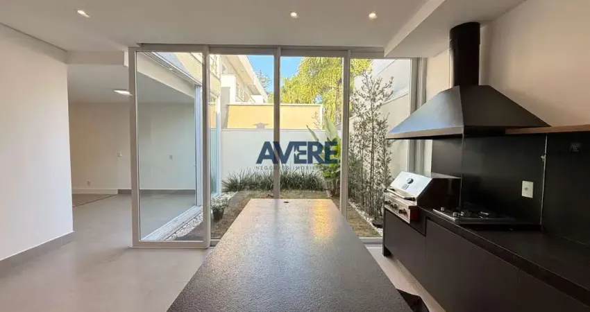 Condomínio via verona - casa de vila indidual com 3 suítes no via verona em valinhos