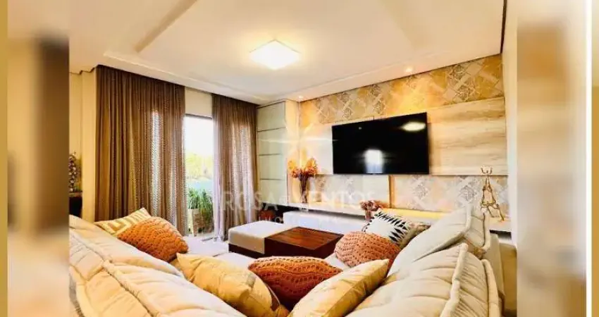 Apartamento mobiliado à venda com vista para o horto municipal, centro, com 01 suíte + 02 quartos, com 140 m² de área privativa.