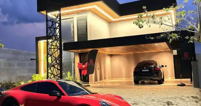Casa à venda com, 3 Dormitórios, 3 Suítes, Piscina, Área Gourmet, Condomínio de Alto Nível, No Cond
