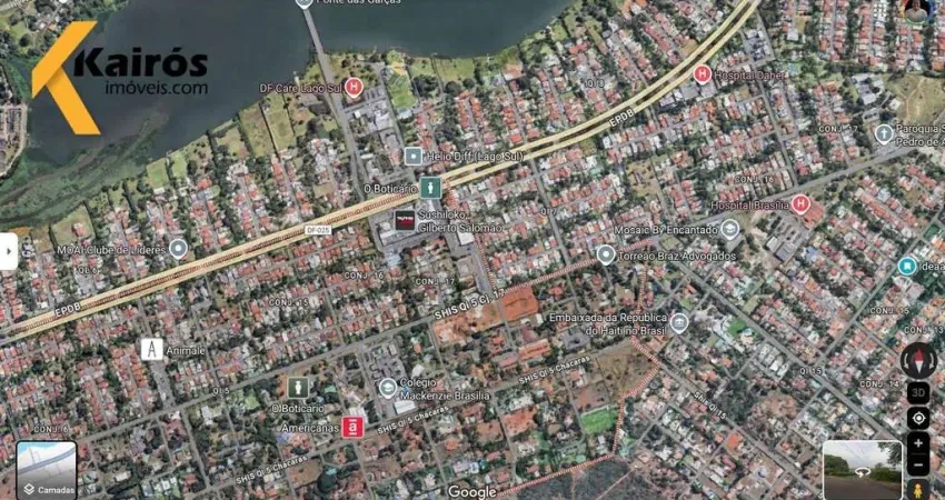 Terreno em localização privilegiada na qi 5 do lago sul. inf.: (61) 9.8300-2010.