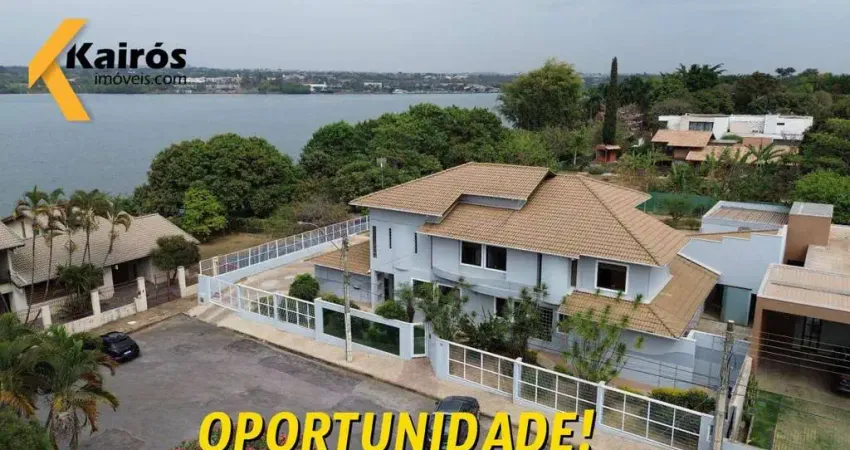 Casa 5 suítes em terreno contraponta com vista para o lago. inf.: (61) 9.8300-2010