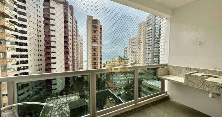 Apartamento com 3 dormitórios à venda, 80 m² por R$ 590.000,00 - Jardim Astúrias - Guarujá/SP