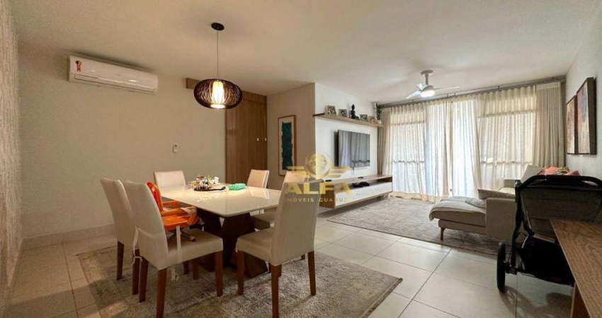 Perto da praia - Apartamento reformado com 3 quartos - Condomínio com lazer - 2 vagas - Pitangueiras, Guarujá/SP